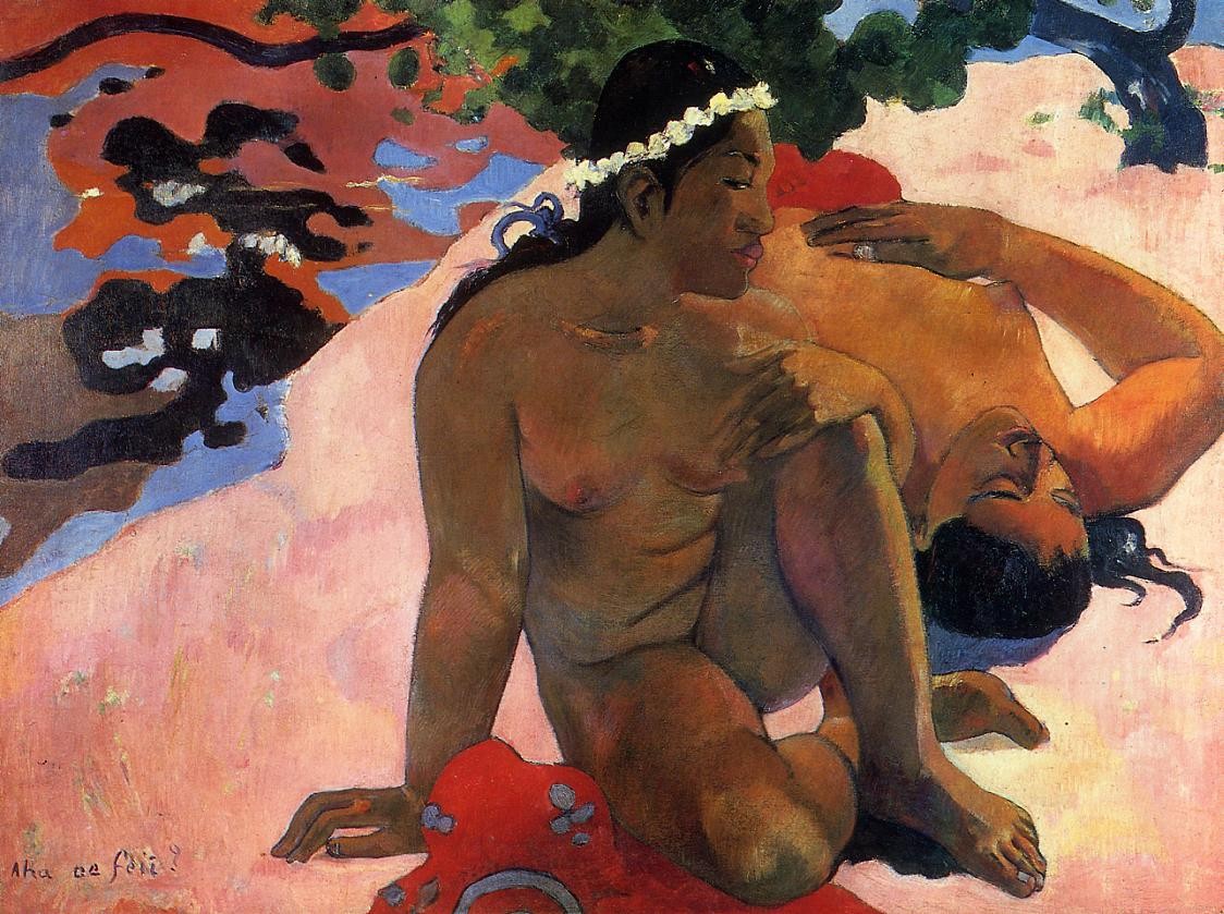 Are You Jealous? by Paul Gauguin
