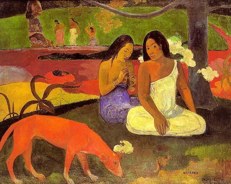 Arearea I by Paul Gauguin