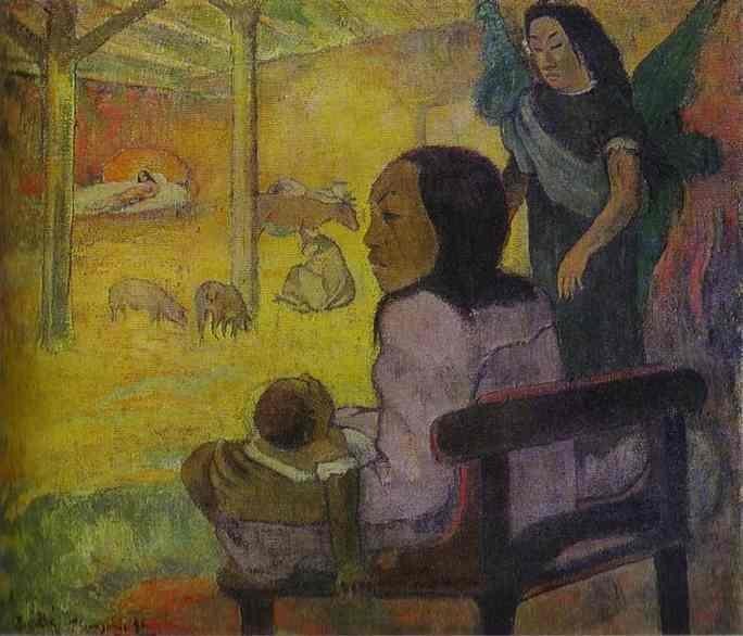 Baby (Nativity of Tahitian Christ) by Paul Gauguin