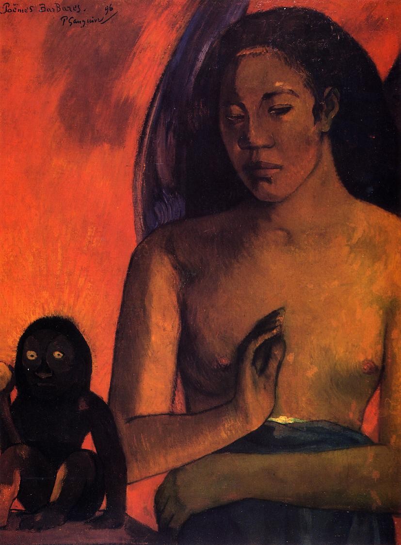 Barbarian poems by Paul Gauguin