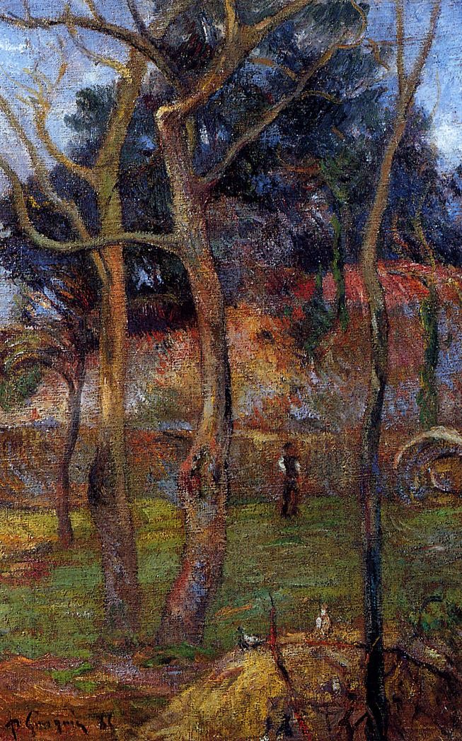 Bare Trees by Paul Gauguin