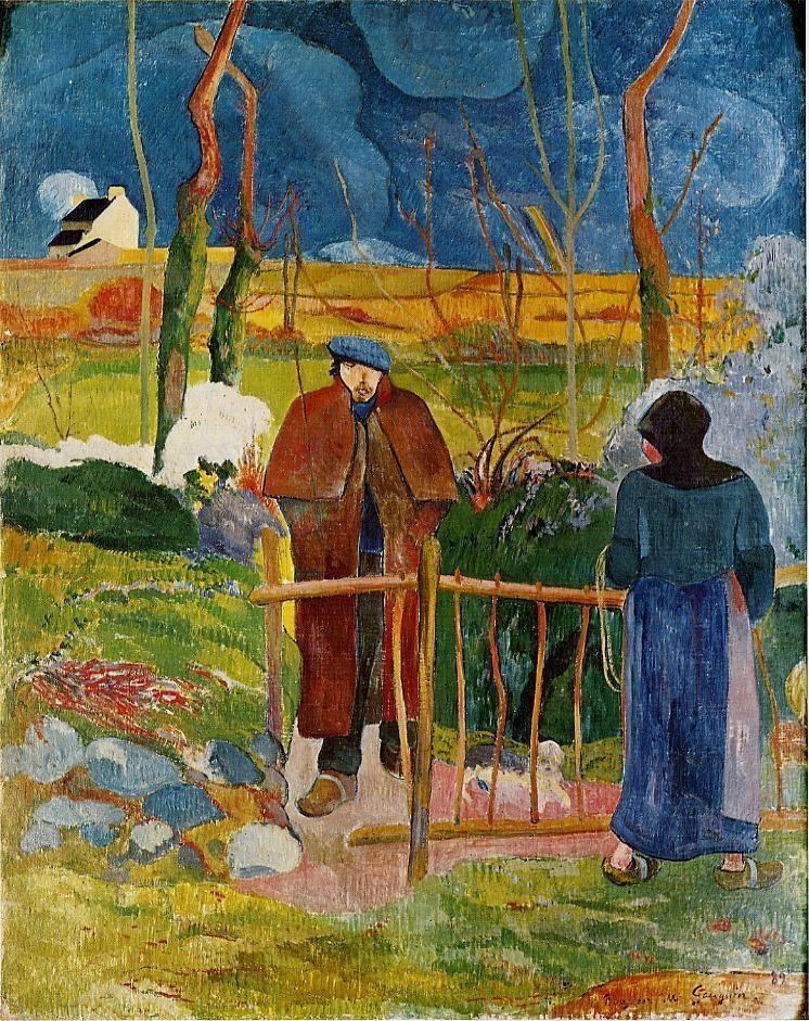 Bonjour, Monsieur Gauguin by Paul Gauguin