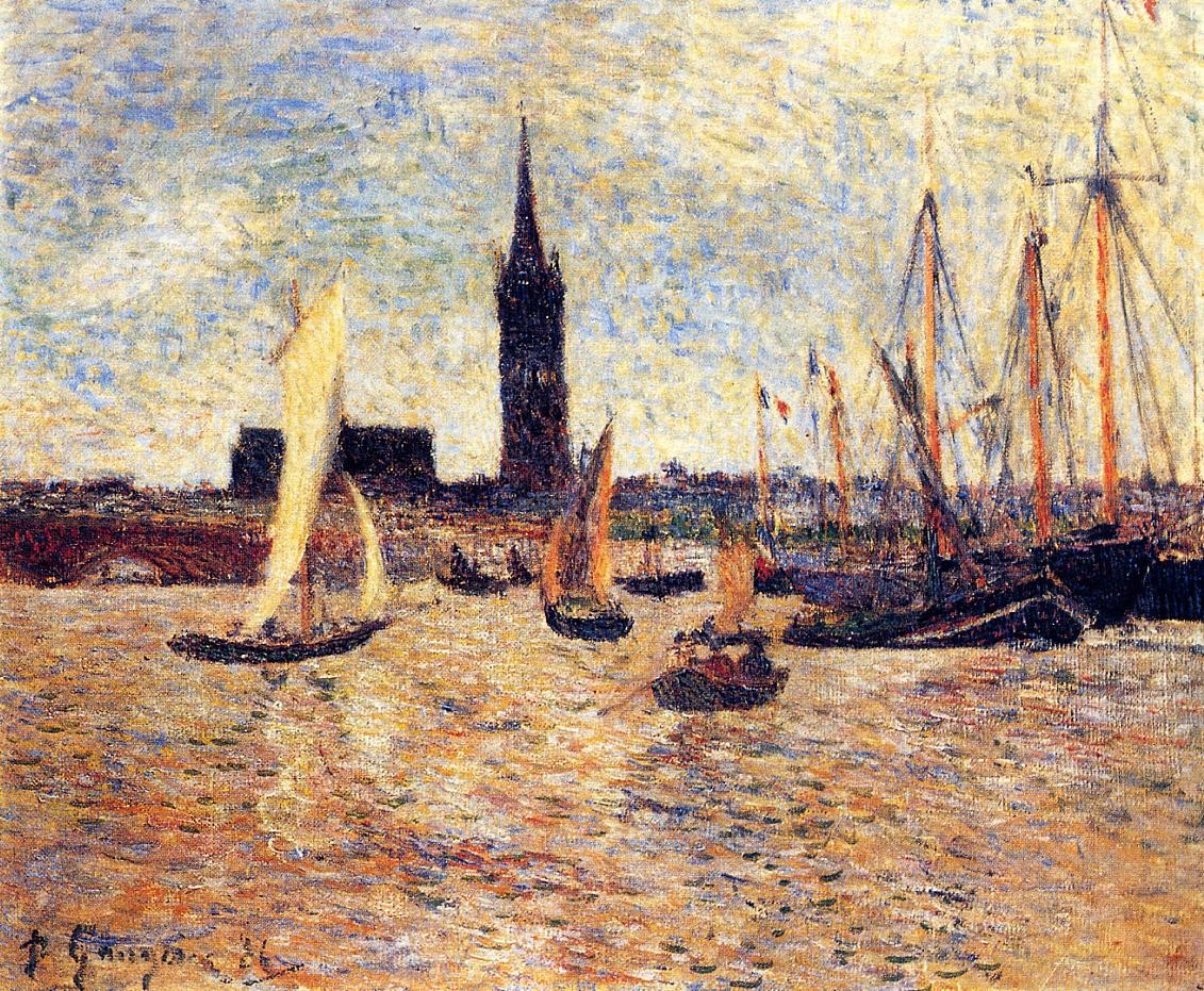 Bordeaux Harbour by Paul Gauguin