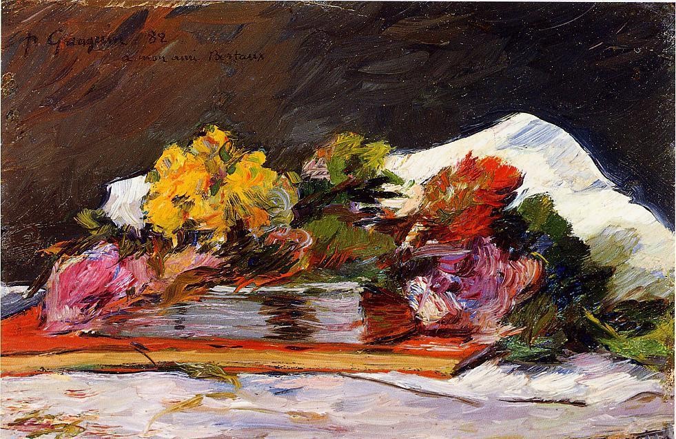 Bouquet of flowers by Paul Gauguin