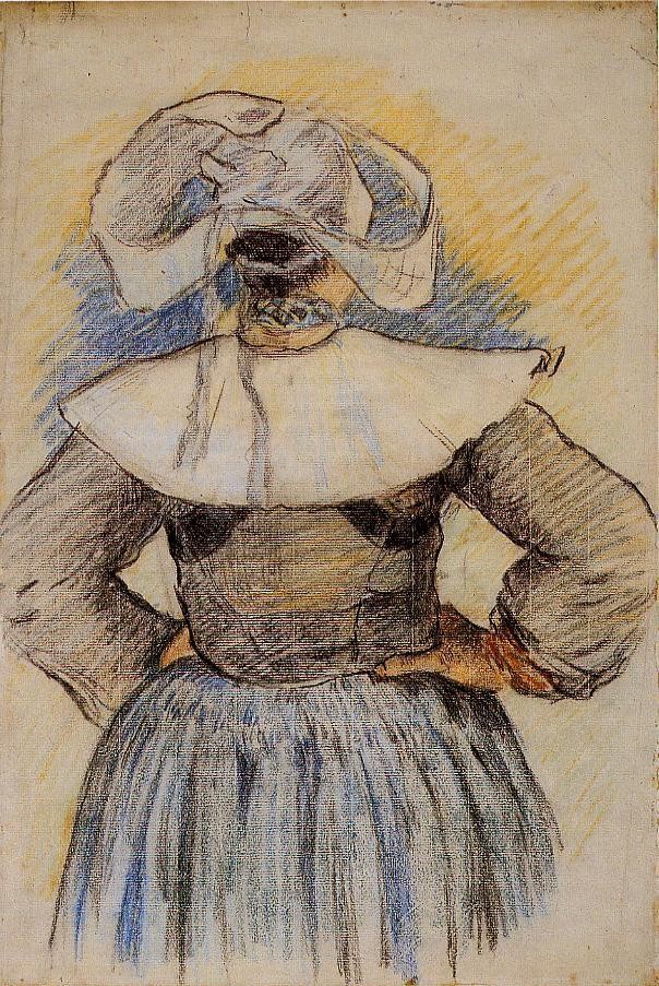 Breton Woman by Paul Gauguin