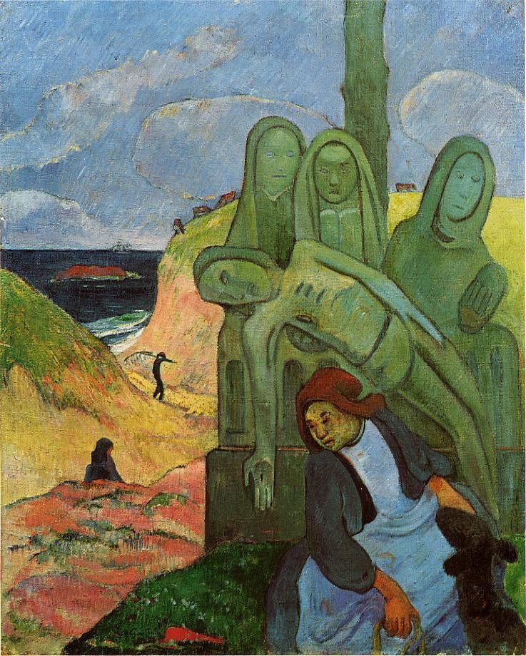 Calvaire breton by Paul Gauguin