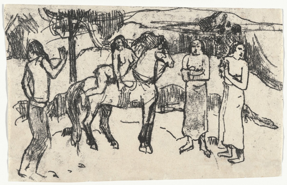 Change of Residence by Paul Gauguin