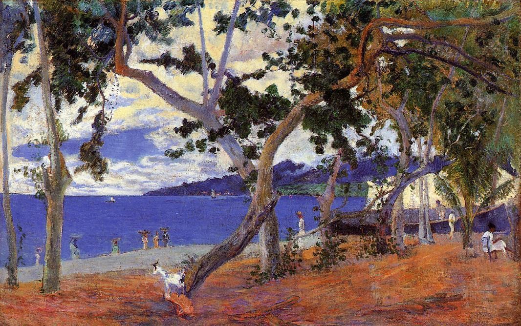 Coastal Landscape from Martinique by Paul Gauguin