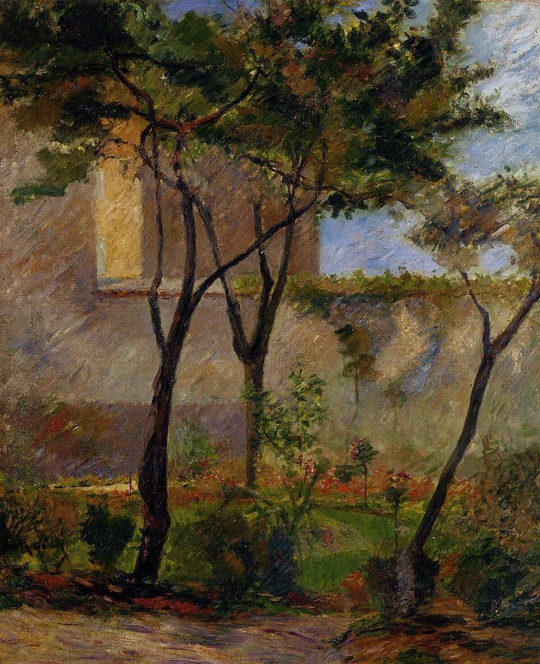 Corner of the garden rue Carsal by Paul Gauguin