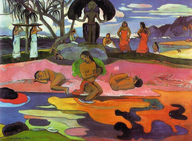 Day of the Gods by Paul Gauguin