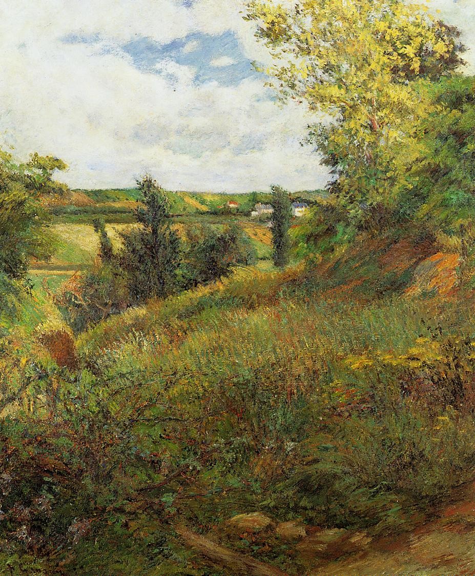 Gratte roosters path by Paul Gauguin