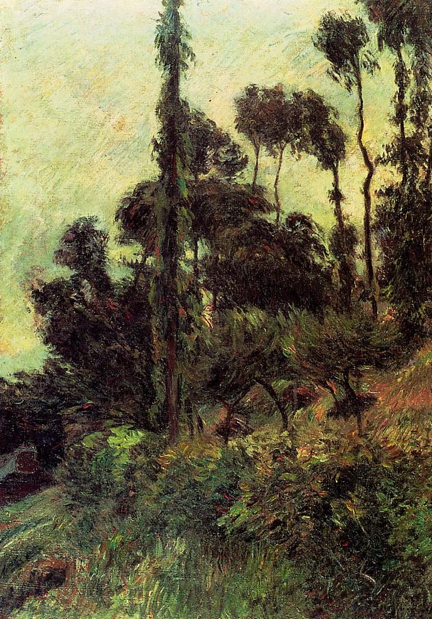 Hillside by Paul Gauguin