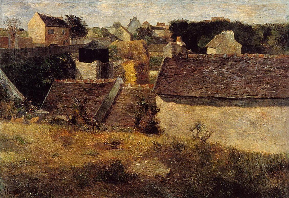 Houses at Vaugirard by Paul Gauguin
