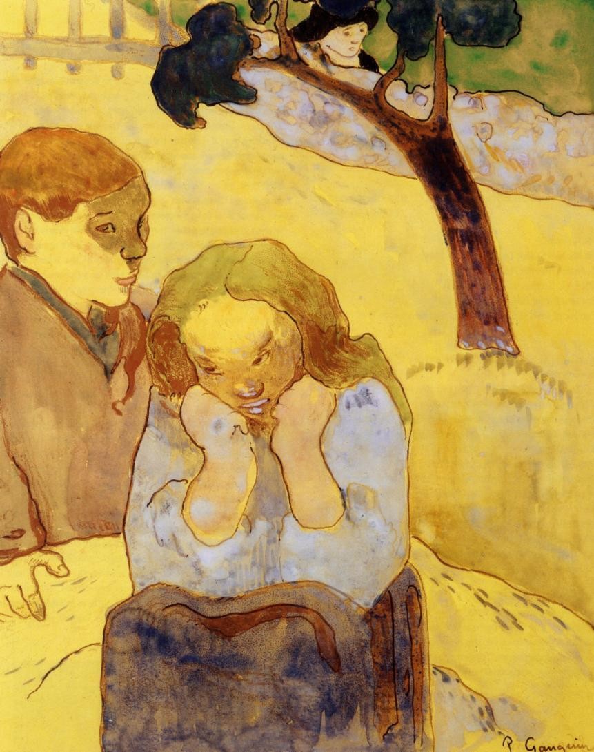 Human misery by Paul Gauguin
