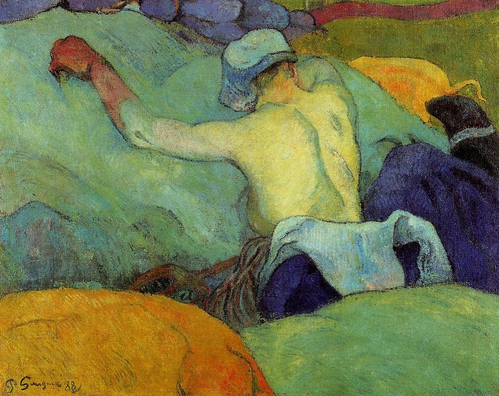 In the Heat (The Pigs) by Paul Gauguin