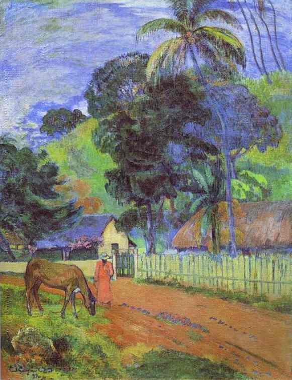 Landscape by Paul Gauguin