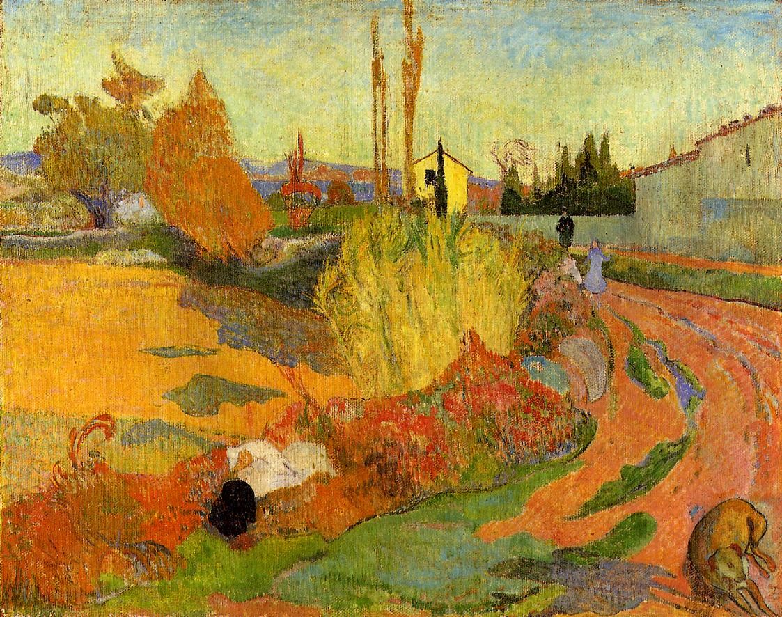 Landscape at Arles by Paul Gauguin