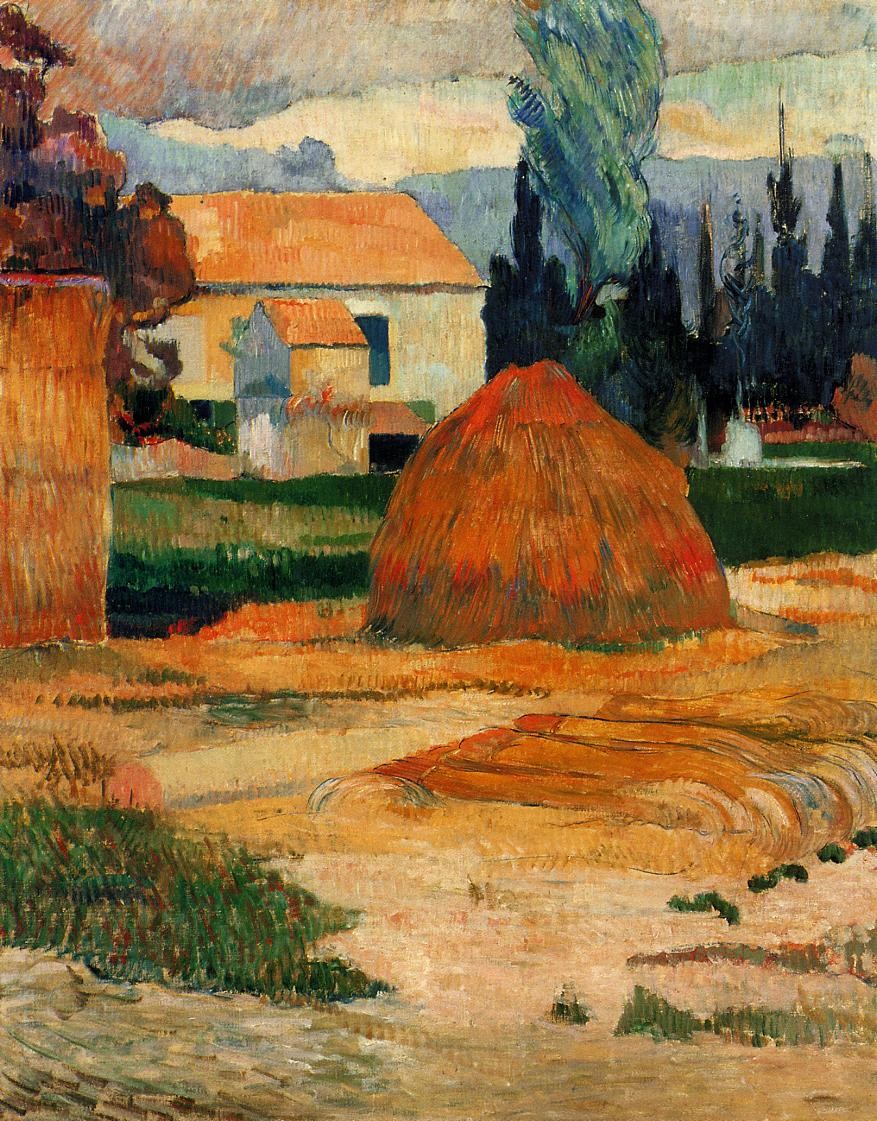 Landscape near Arles by Paul Gauguin