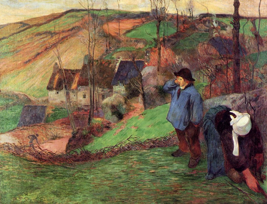 Landscape of Brittany by Paul Gauguin