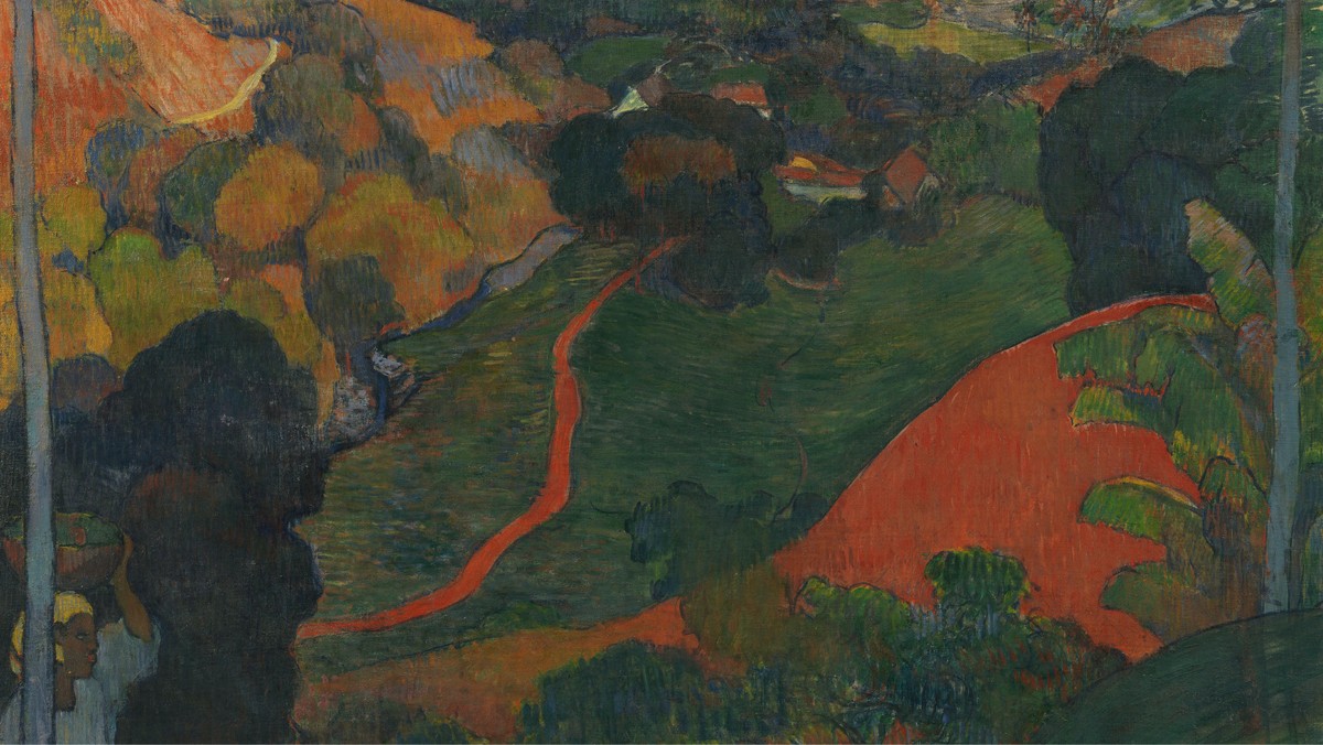 Landscape with woman on Martinique by Paul Gauguin