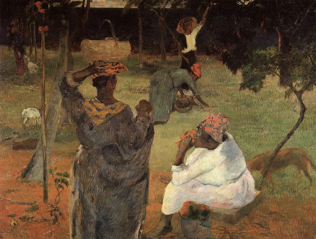 Mango pickers (Martinique) by Paul Gauguin