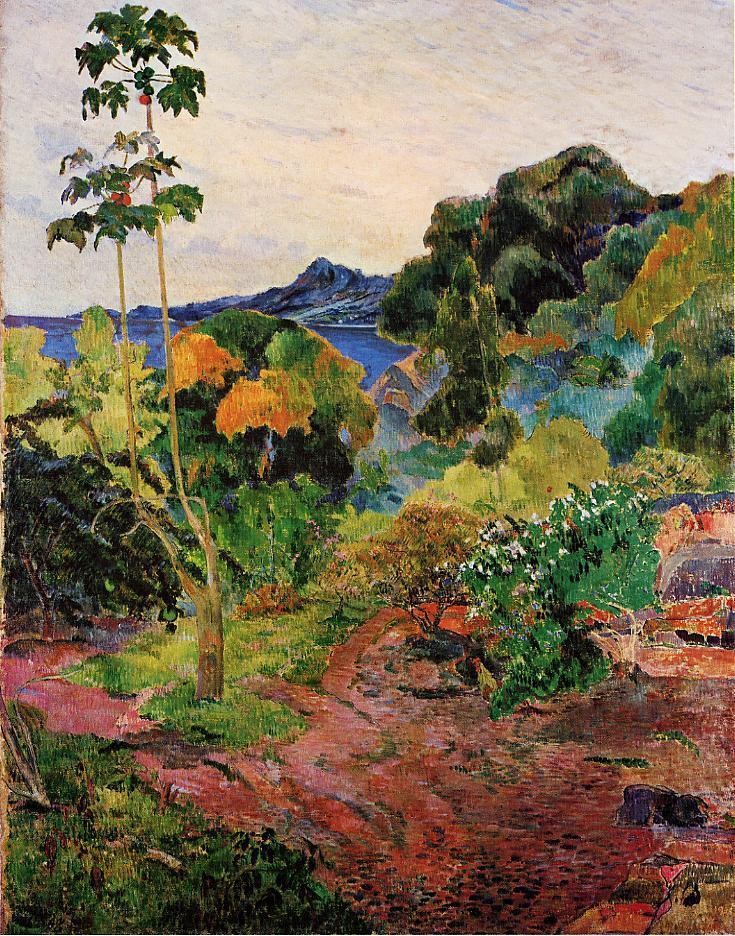 Martinique Landscape by Paul Gauguin
