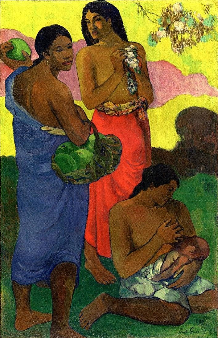 Maternite II by Paul Gauguin
