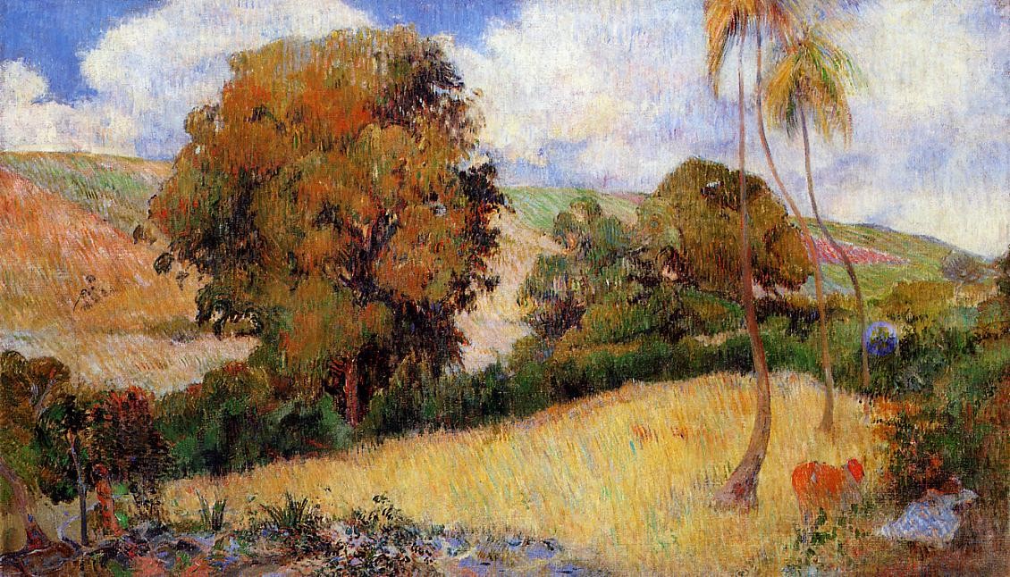 Meadow in Martinique by Paul Gauguin