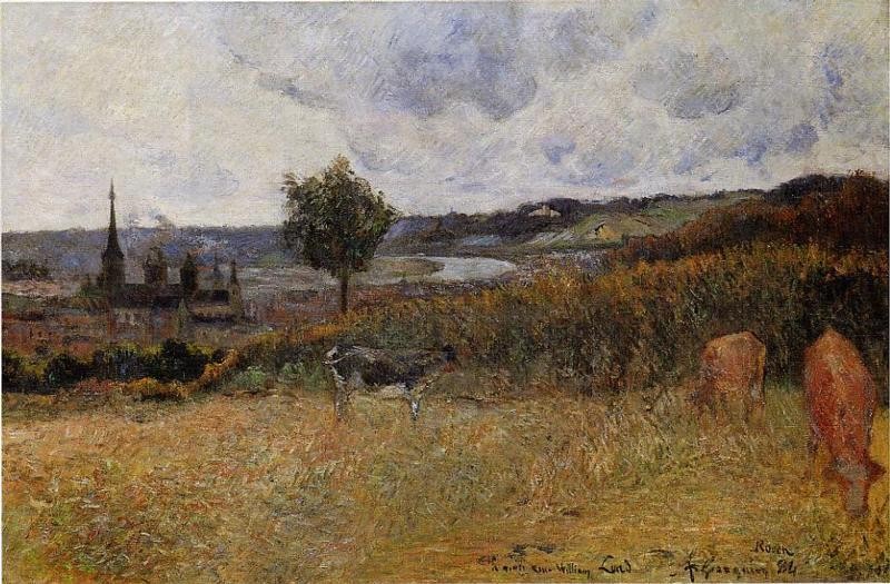 Near Rouen by Paul Gauguin