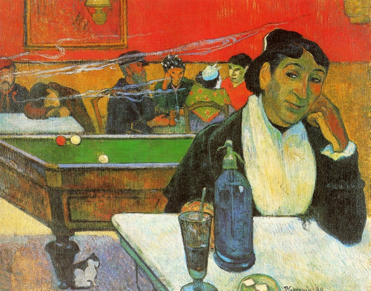 Night Cafe in Arles (Madame Ginoux) by Paul Gauguin