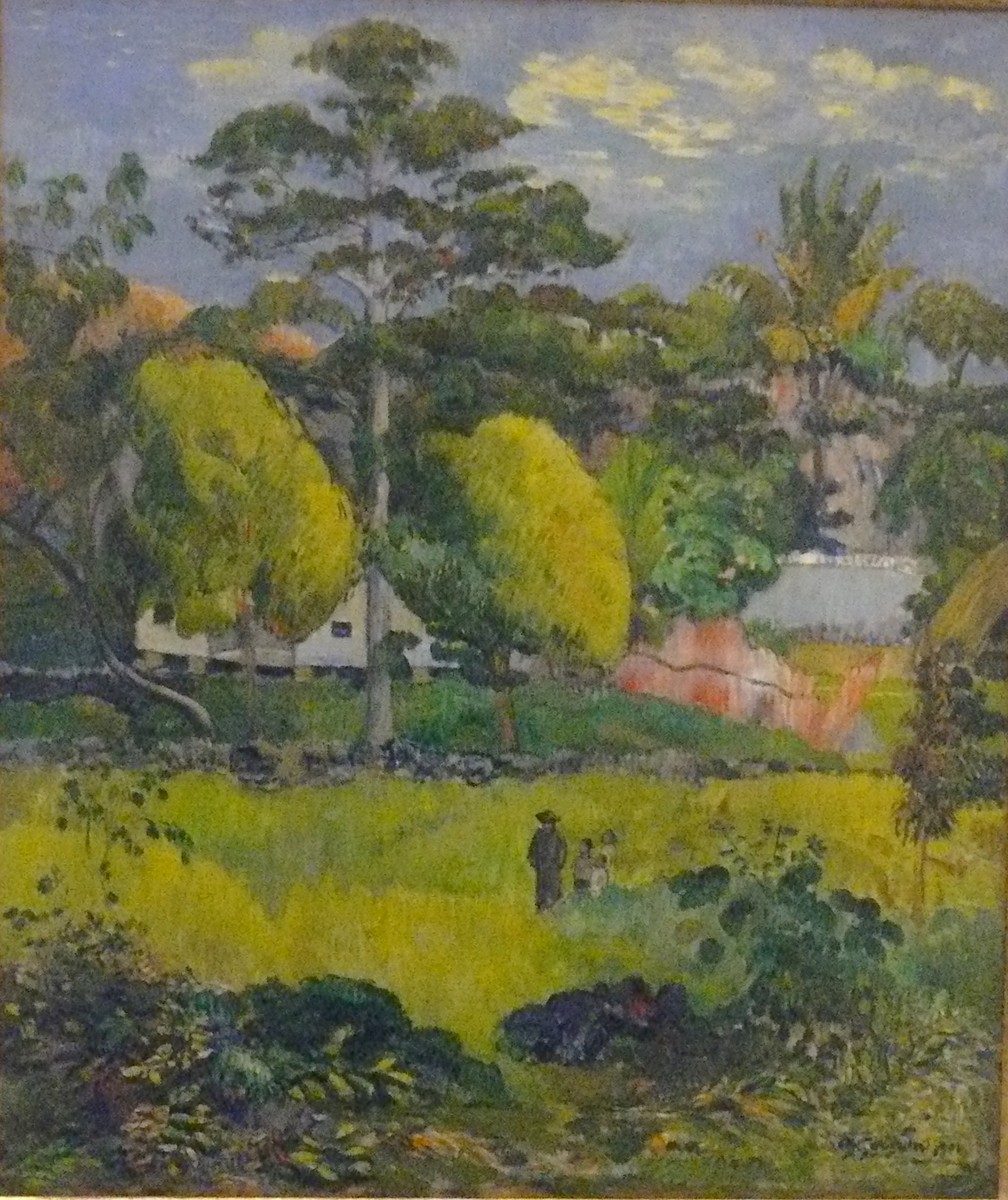 Paysage, Ou Promenade Familiale by Paul Gauguin