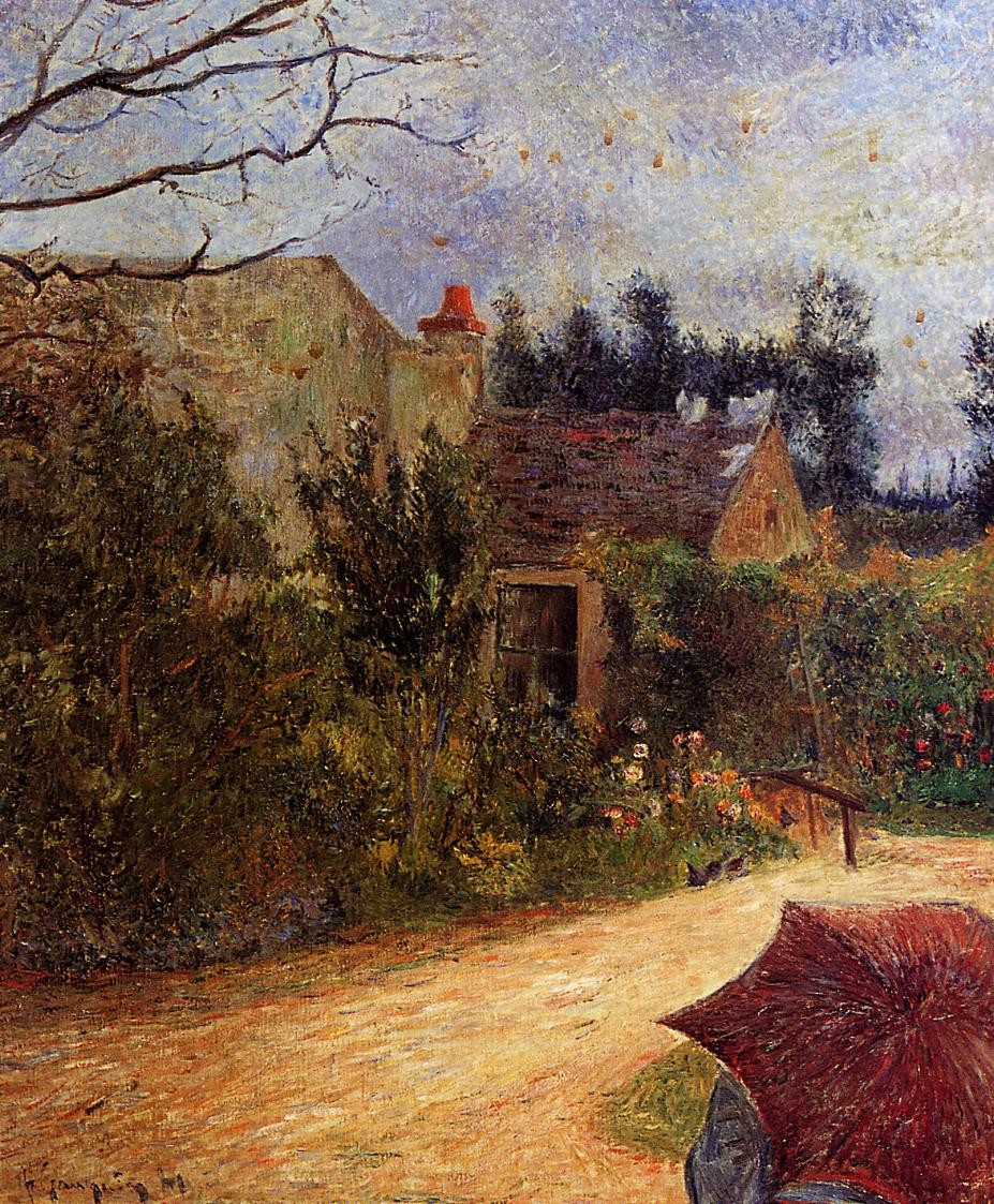 Pissarro's Garden, Pontoise by Paul Gauguin