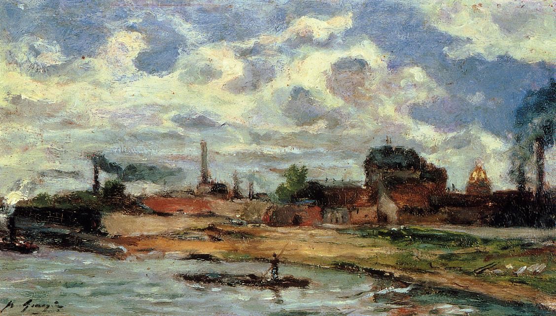 Port de Javel by Paul Gauguin