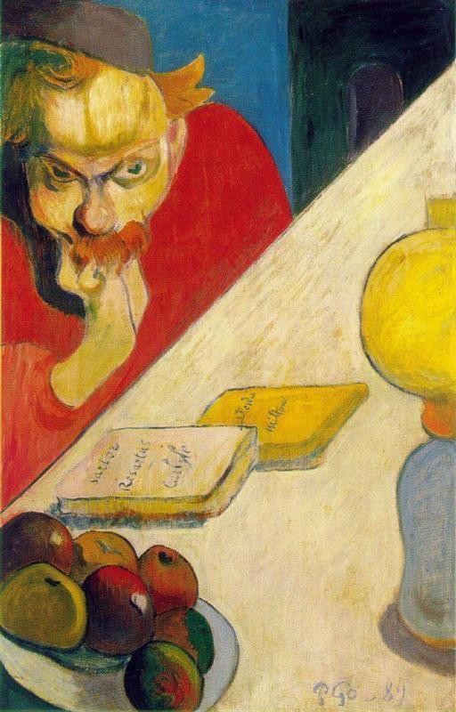 Portrait of Meijer de Haan by Lamplight by Paul Gauguin