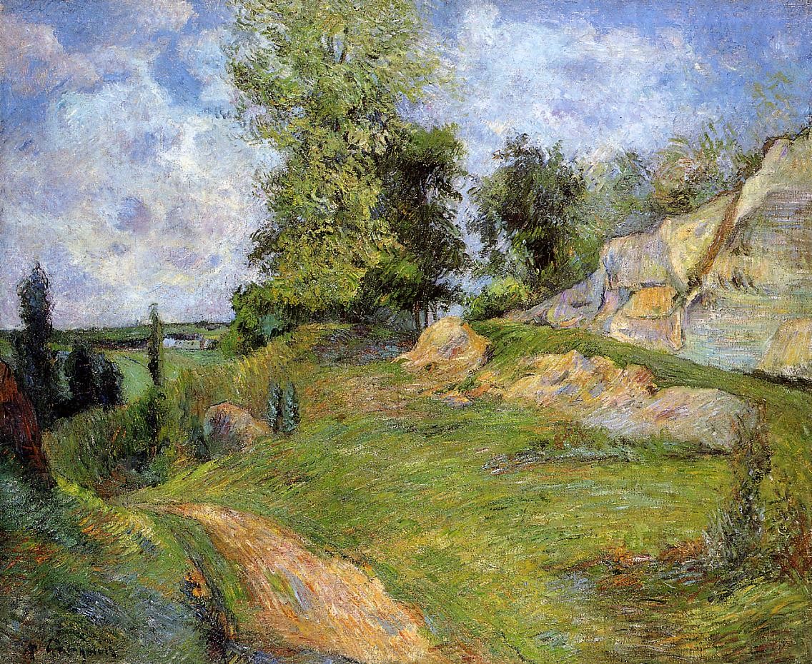 Quarries at Pontoise II by Paul Gauguin