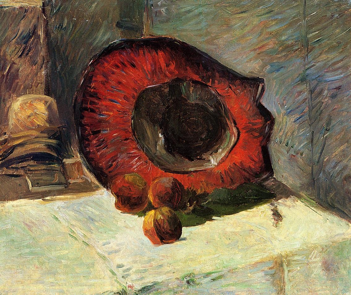 Red hat by Paul Gauguin