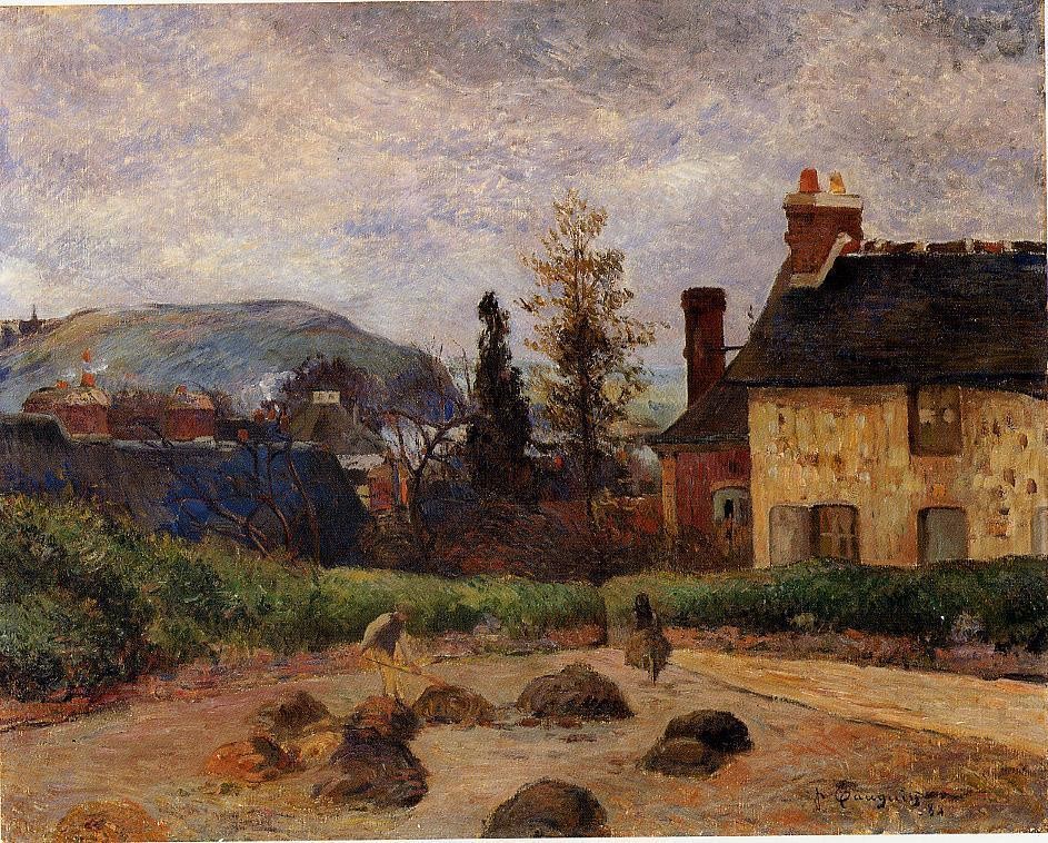 Returning from the harvest (Manuring) by Paul Gauguin