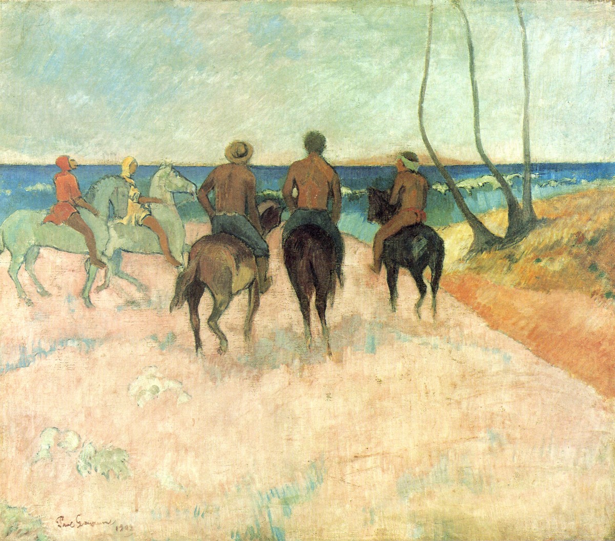 Riders on the Beach I by Paul Gauguin