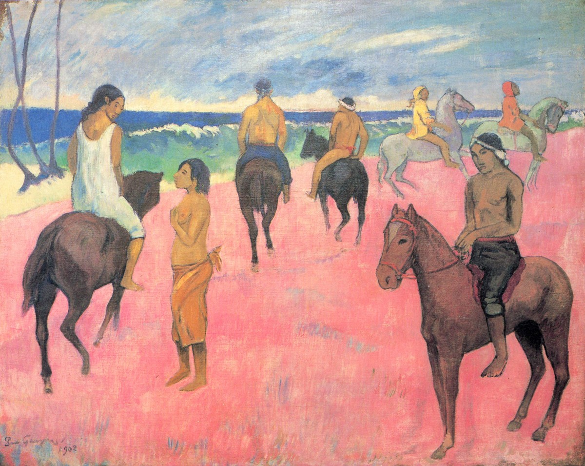 Riders on the Beach II by Paul Gauguin