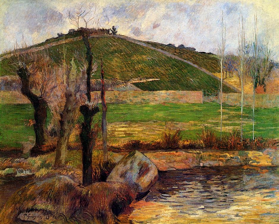 River Aven below moun Saint Marguerite by Paul Gauguin