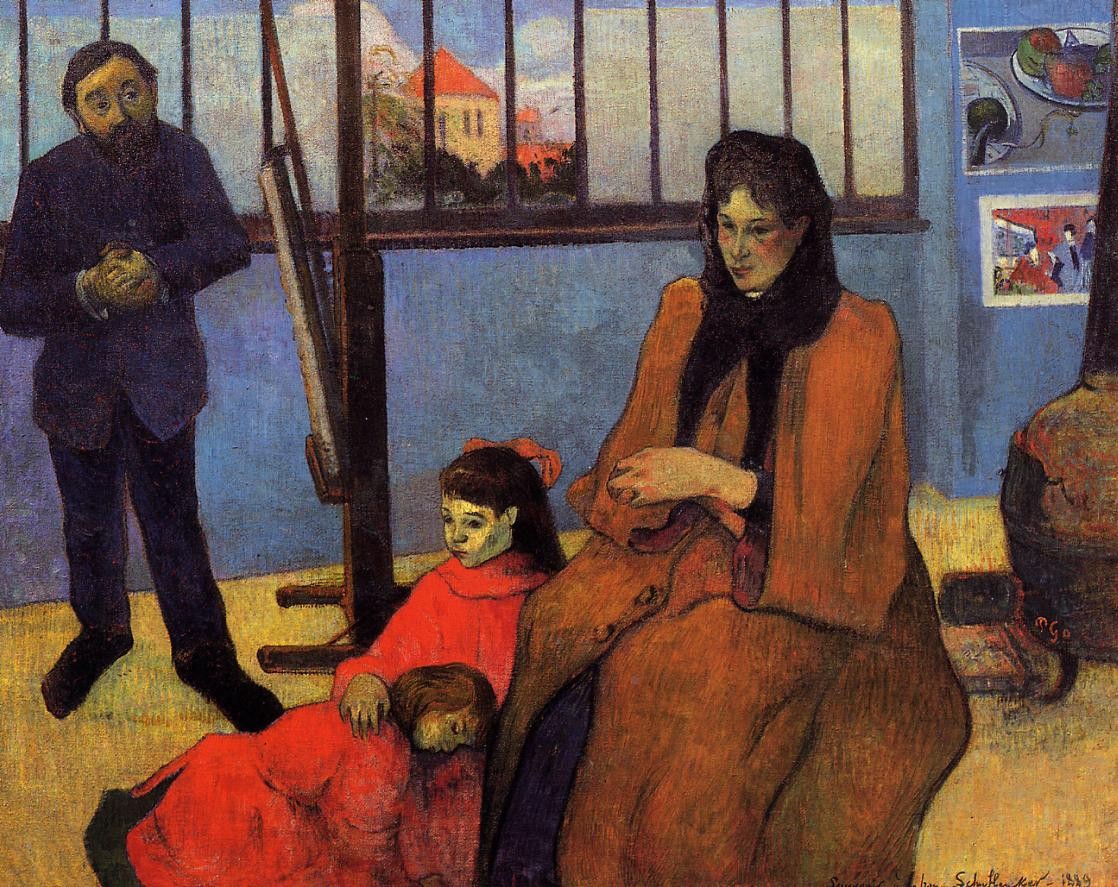 Schuffenecker Family by Paul Gauguin