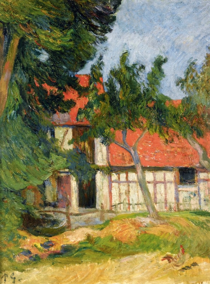 Stabble near Dieppe by Paul Gauguin