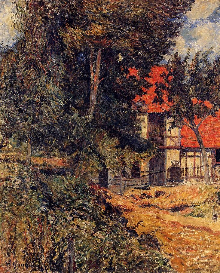 Stabble near Dieppe by Paul Gauguin