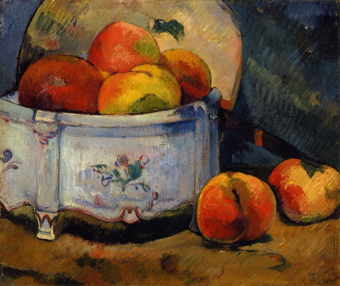 Still Life with Peaches by Paul Gauguin