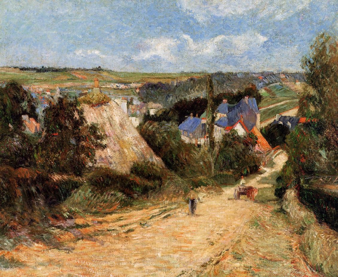 Street in Osny by Paul Gauguin