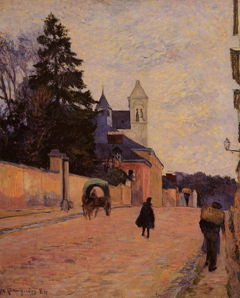 Street in Rouen by Paul Gauguin