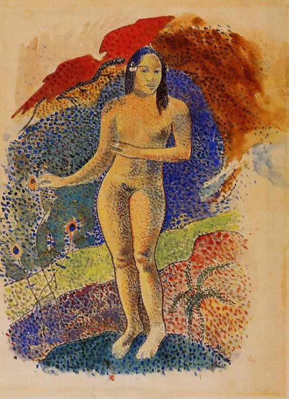 Tahitian Eve by Paul Gauguin