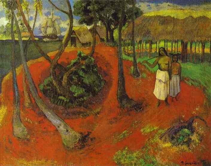 Tahitian idyll by Paul Gauguin