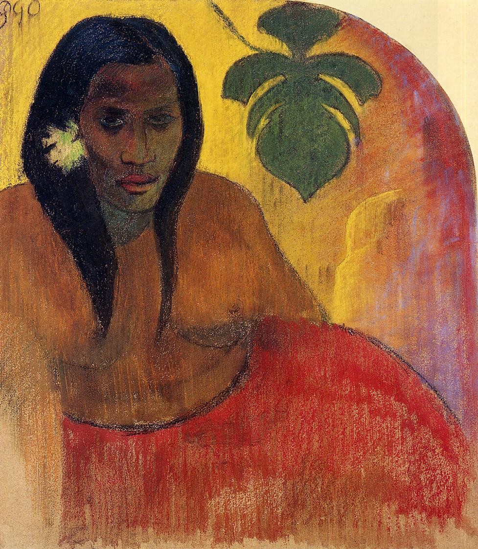 Tahitian Woman by Paul Gauguin