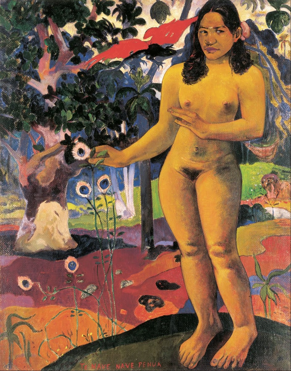 Te Nave Nave Fenua (Delightful Land) by Paul Gauguin